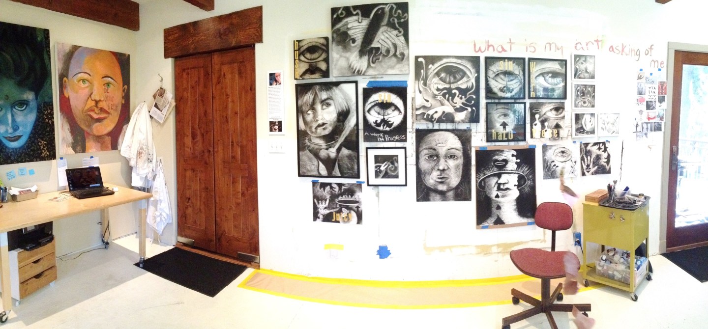 artists studio in sierra nevada foothills