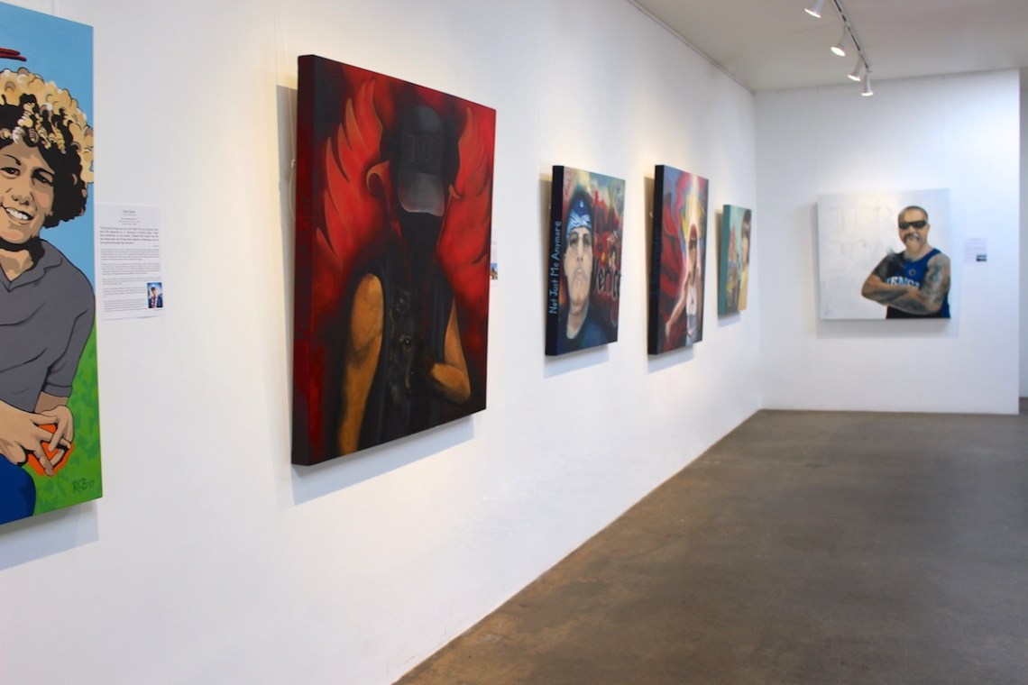 Venice Arts Gallery Left Wall West of Lincoln Project by Ruth Chase copy