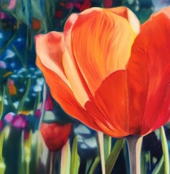 Sherri Dauphinais The Queen of Spring at Ananda 24 X 24 Oil SHERRI-DAUPHINAIS.PIXELS.COM