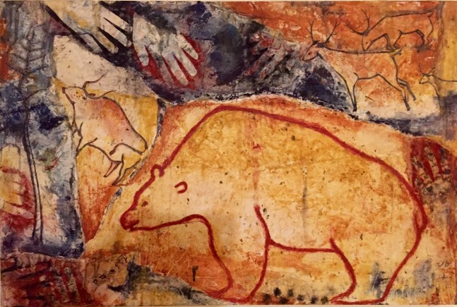 Ancestral Caves By Jennifer Rugge  Diptych, 36